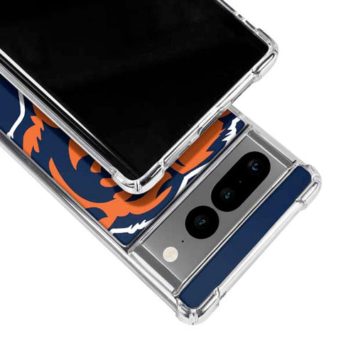 NFL Chicago Bears Large Logo Google Pixel 7 Pro Clear Case